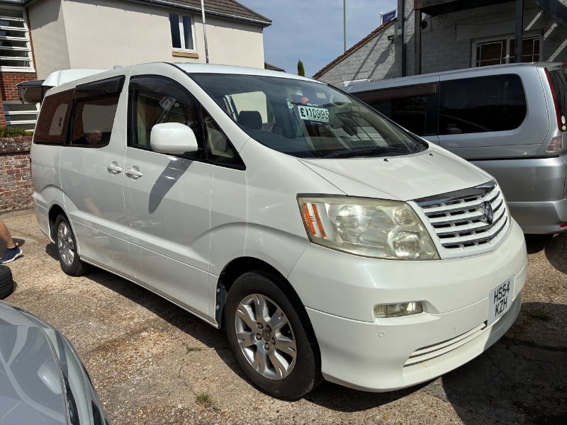 2004 Toyota Alphard 2.4 PETROL AUTOMATIC REAR CAMPERVAN CONVERSION AIR CONDITIONING LOW MILES BIMTA MILEAGE CERTIFICATED